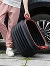 37L Car Trash Can Folding Bucket Multifunctional Storage Bucket Car Rubbish Bin