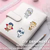 DIY Diamond Painting Sticker Diamond Art Stickers Arts and Crafts Decorative Diamond Stickers for Birthday Party Halloween Christmas Gifts (Halloween cartoon characters)