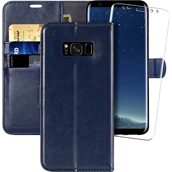 MONASAY Samsung Galaxy S8 Wallet Case, 5.8-inch