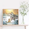 Diamond Painting-DIY Full Round Drill Donkey（40*40cm）