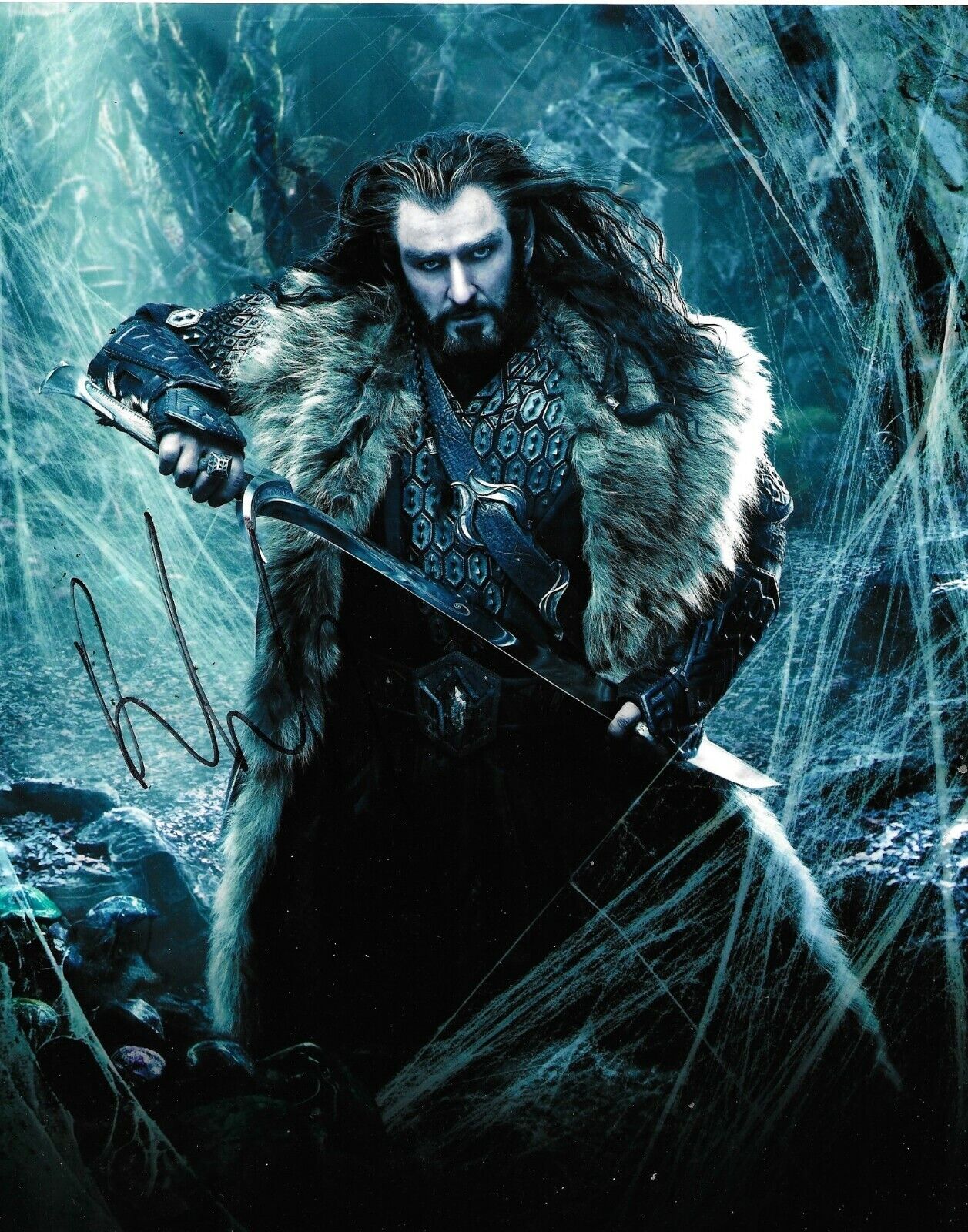 Richard Armitage Signed The Hobbit 10x8 Photo Poster painting AFTAL