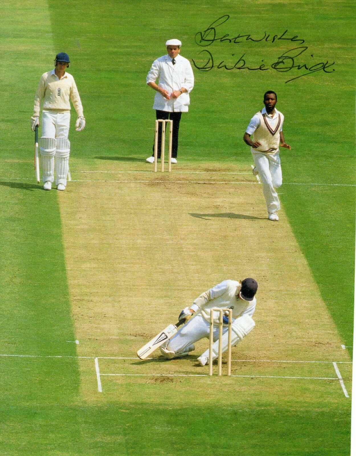 DICKIE BIRD AUTOGRAPH, CRICKET UMPIRE, SPORT