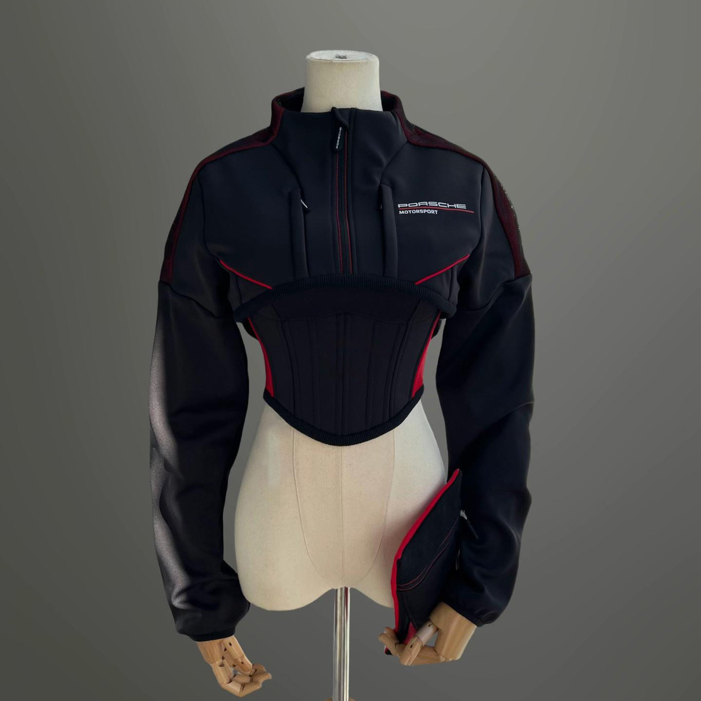 Motorsport-Inspired Corset Jacket And Top Set / TECHWEAR CLUB / Techwear