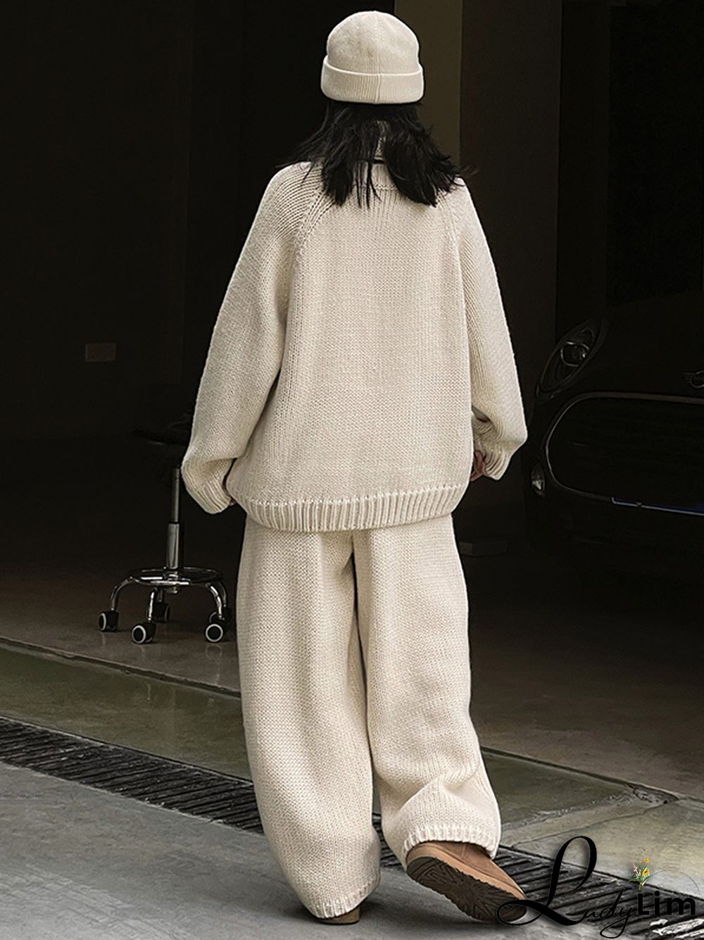 Casual Loose Wide Leg Solid Color Pants