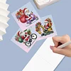 6pcs DIY Diamond Painting Grußkarte Set für Urlaub Segen Weihnachtsgeschenk