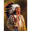 Diamond Painting -DIY Round Drill Old Indian