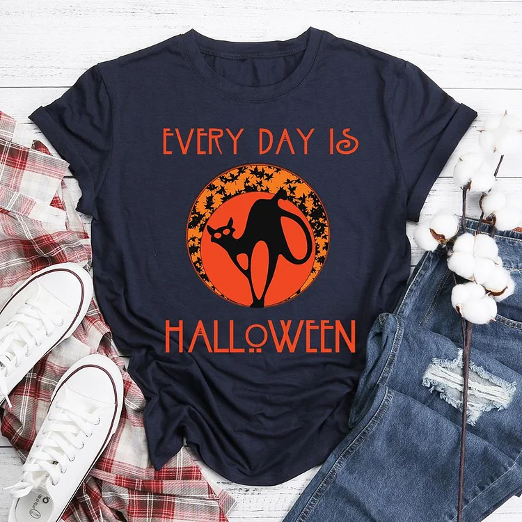 Every Day is Halloween Classic T-shirt Tee -05431-Annaletters