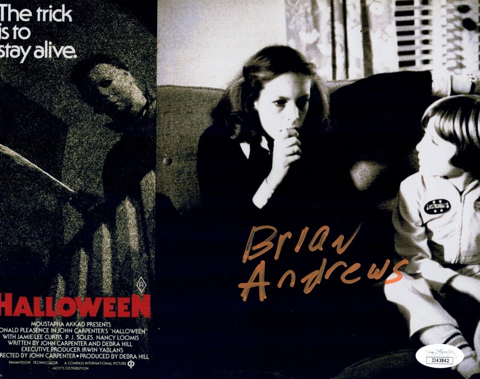 BRIAN ANDREWS Signed HALLOWEEN 8x10 Photo Poster painting IN PERSON Autograph JSA COA Cert