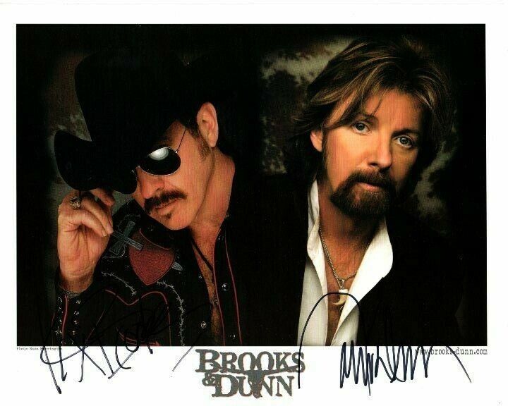 BROOKS & DUNN Signed Autographed Photo Poster painting KIX & RONNIE
