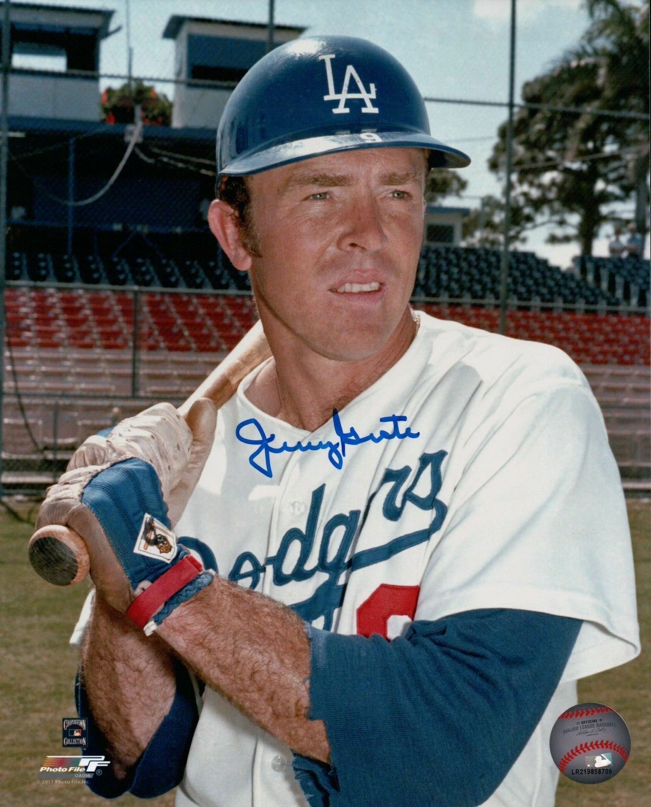 Jerry Grote Signed 8X10 Photo Poster painting Autograph Los Angeles Dodgers Head Shot Auto w/COA