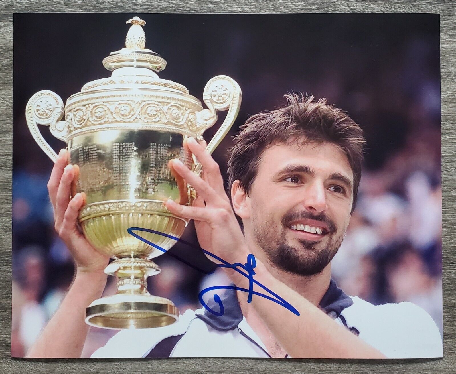 Goran Ivanisevic Signed 8x10 Photo Poster painting Tennis Star Hall Of Fame Wimbledon LEGEND RAD