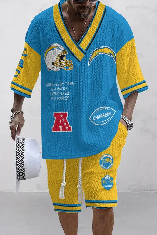 Los Angeles Chargers
 Limited Edition Top And Shorts Two-Piece Suits