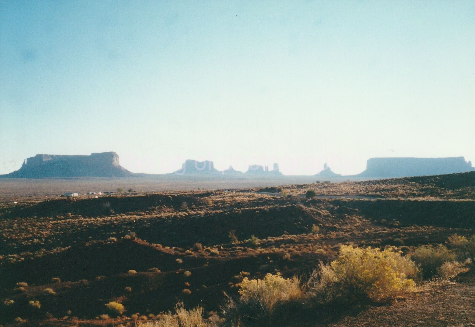 NAVAJO LAND Country FOUND Photo Poster painting ColorOriginal Snapshot 811 26 X