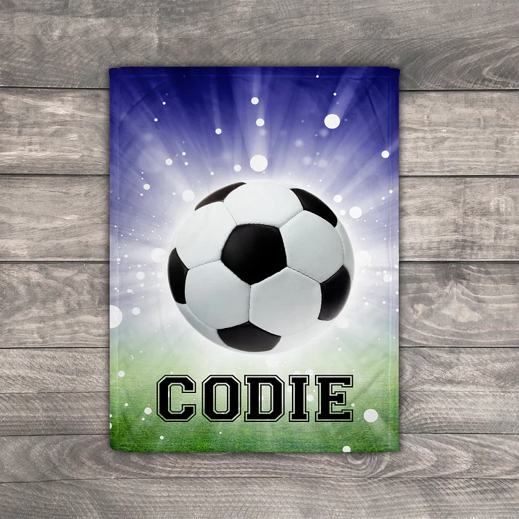 Personalized Soccer Blanket For Comfort & Unique|BKKid237