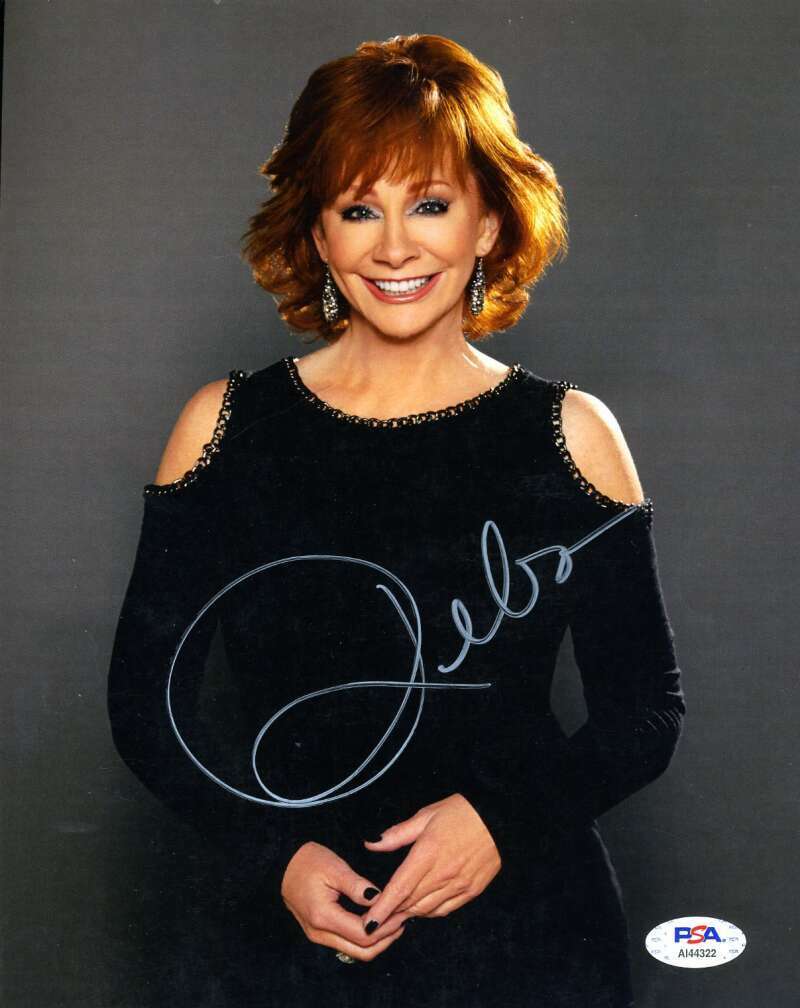 Reba McEntire PSA DNA Coa Signed 8x10 Photo Poster painting Autograph