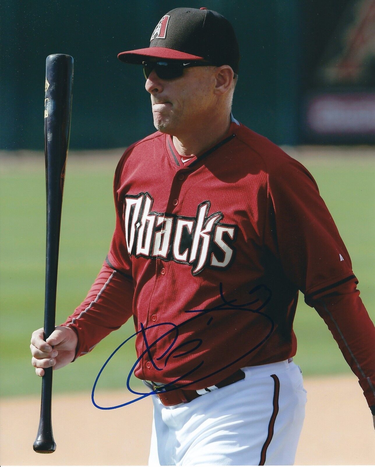 Signed 8x10 CHIP HALE Arizona Diamondbacks Autographed Photo Poster painting - COA