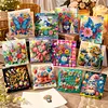 12Pcs Diamond Painting Garden Flowers Greeting Card Set with Envelope