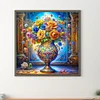 Diamond Painting -5D Full Round Drill Flowers and Vases(40x40cm)