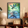 Diamond Painting-DIY Full Round Drill Romantic Dragonfly
