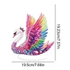 DIY Swan Diamond Painting Acrylic Single-Sided Desktop Ornaments
