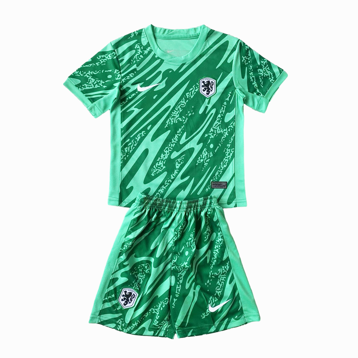Netherlands 2024 Goalkeeper Kids Kit - Green