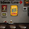 Ice Cold Beer - Metal Tin Signs(8*12Inch/12*16Inch) - Bar