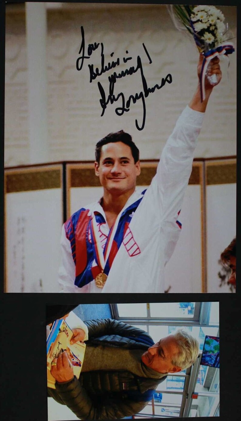 Greg Louganis Signed Autographed 8x10 Photo Poster painting w/ Signing Photo Poster painting