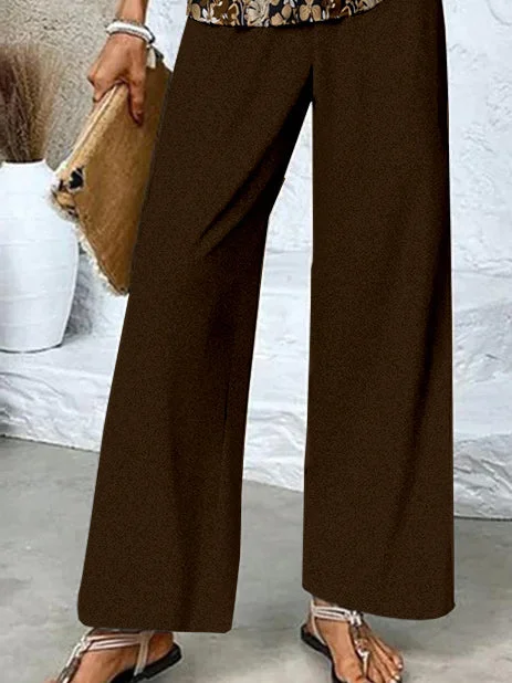 Women's Sleeveless Square Collar Floral Printed Casual Set