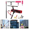 [US Local Warehouse] 11pcs Extended Window Cleaning Kit Easy To Use Telescopic Water Supply Brush Kit