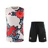 2025/2026 Bayern Munich Pre-Match Training Safflower Vest+Shorts Football1:1 Thai Quality