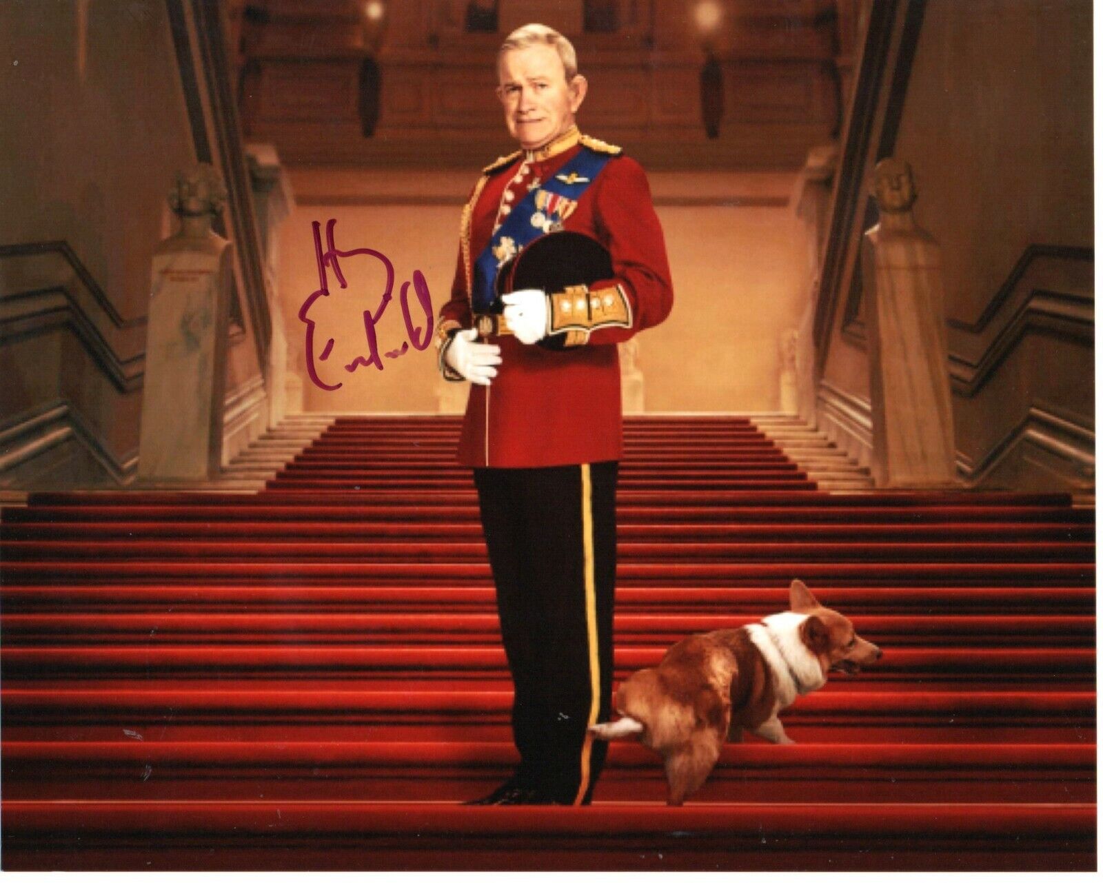 Harry Enfield a Prince Charles in The Windsors Signed 10x8 Col Photo Poster painting Autographed