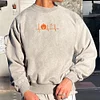 Halloween Pumpkin LOVE Men's Sweatshirt by Inlyline