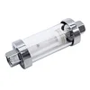 Car Inline Fuel Filter with 6 Connectors for Universal 3/8in 1/4in 5/16in Hose
