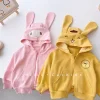 Kid Girl Hooded Autumn Cartoon Printing Coats