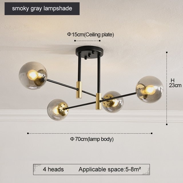 Copper Pendant Light Living Room Brass Pendant Lamps Dining Room Kitchen Fixture Modern Pendant Lights Bedroom Copper Lighting