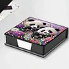 PU 5D Diamond Painting Kit Note Box DIY Diamond Art Notepad Box (Panda)