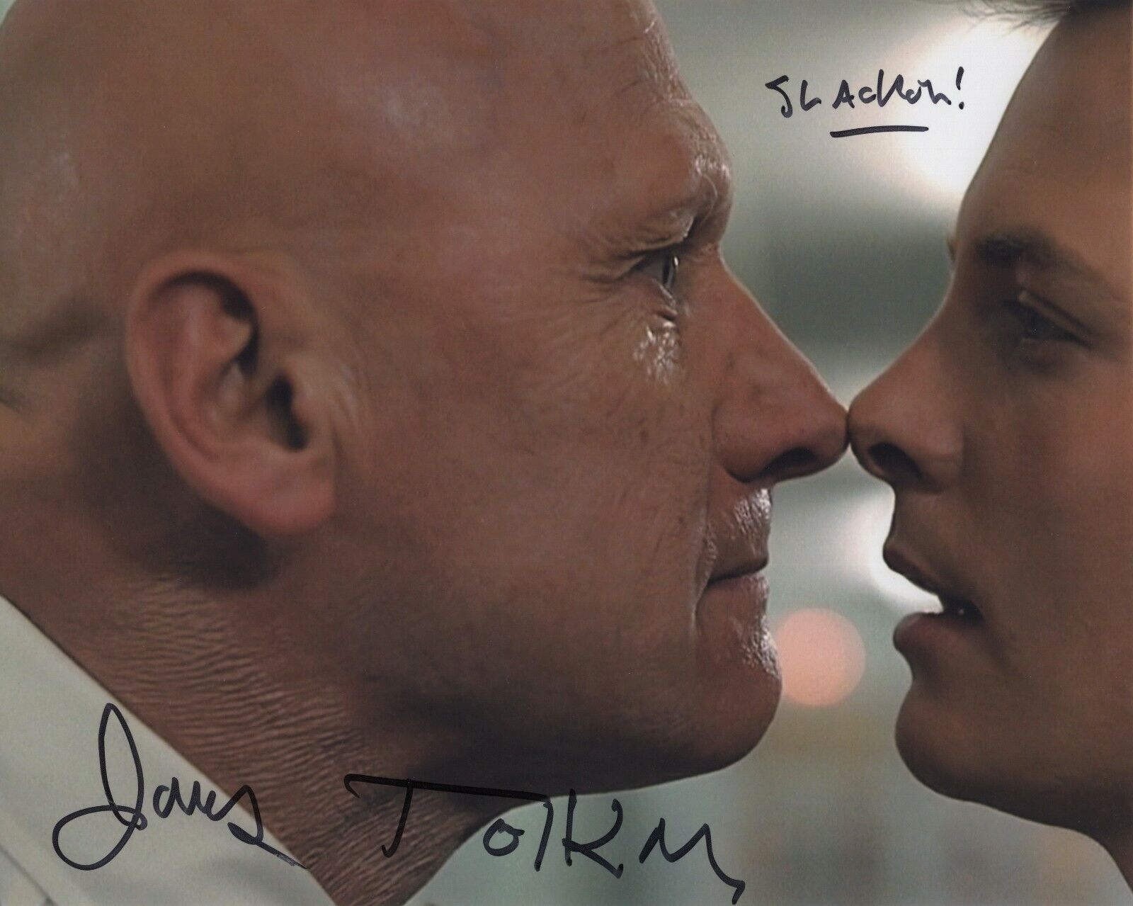 JAMES TOLKAN SIGNED MR STRICKLAND BACK TO THE FUTURE BTTF 8X10 Photo Poster painting #2