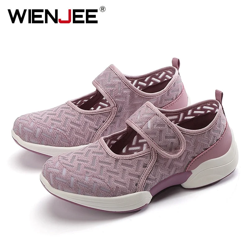 2020 Summer Fashion Women Flat Platform Shoes Woman Breathable Mesh Casual Sneakers Women Zapatos Mujer Ladies Boat Shoes