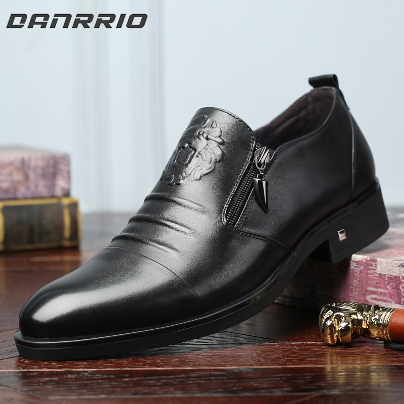 DANRRIO British Style Double Zipper Business Casual Leather Shoes  DANRRIO.COM DANRRIO