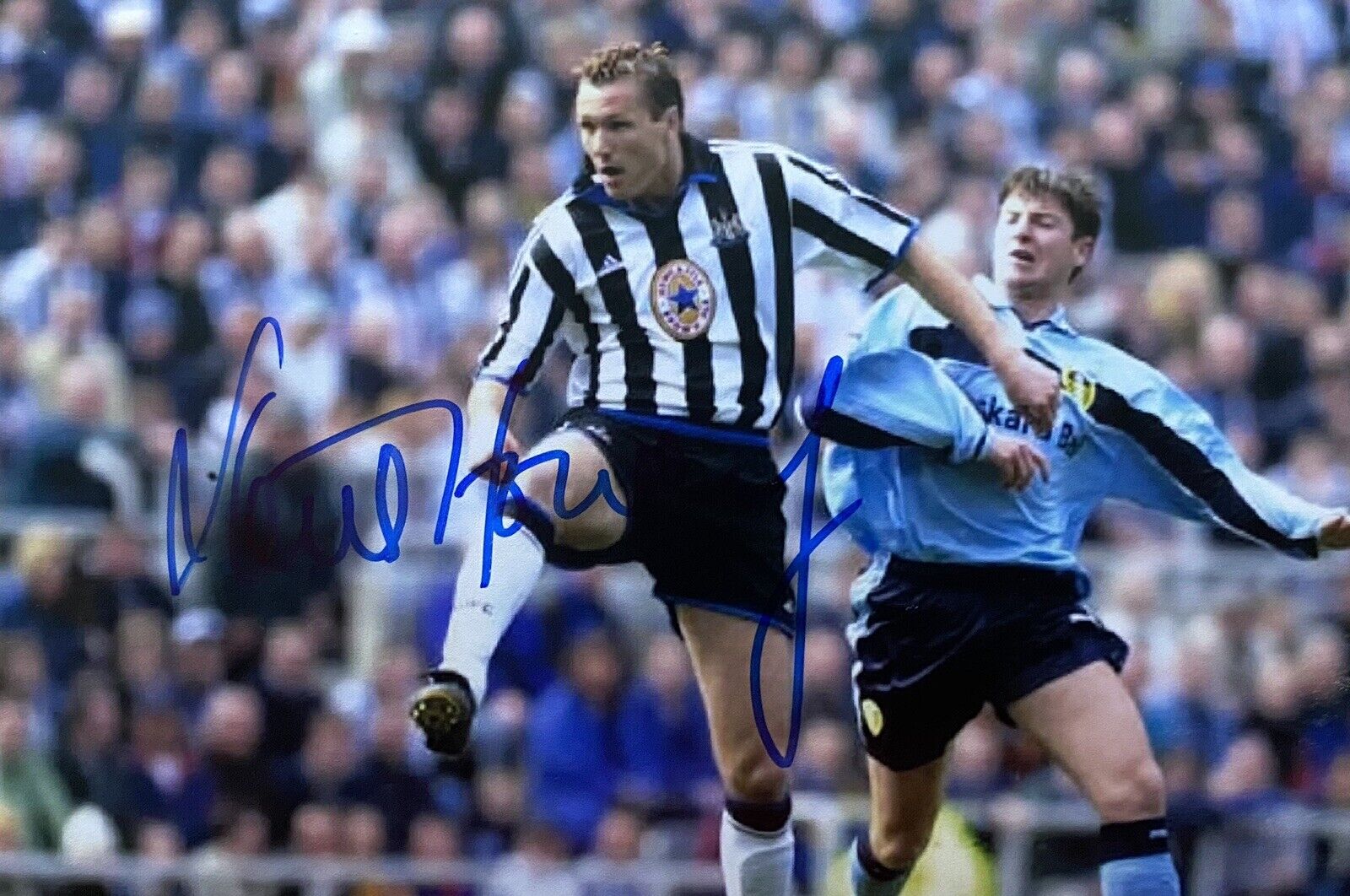 Steve Howey Genuine Hand Signed Newcastle United 6X4 Photo Poster painting