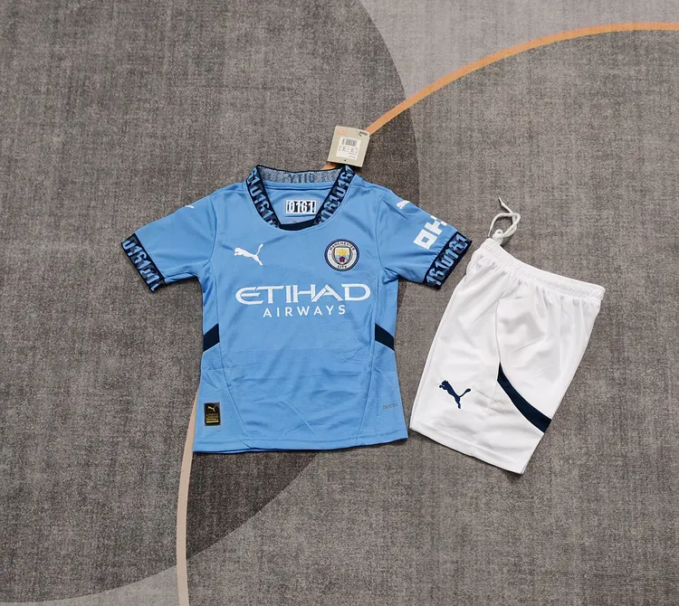 2024-25 Manchester City Home Shirt - Kids