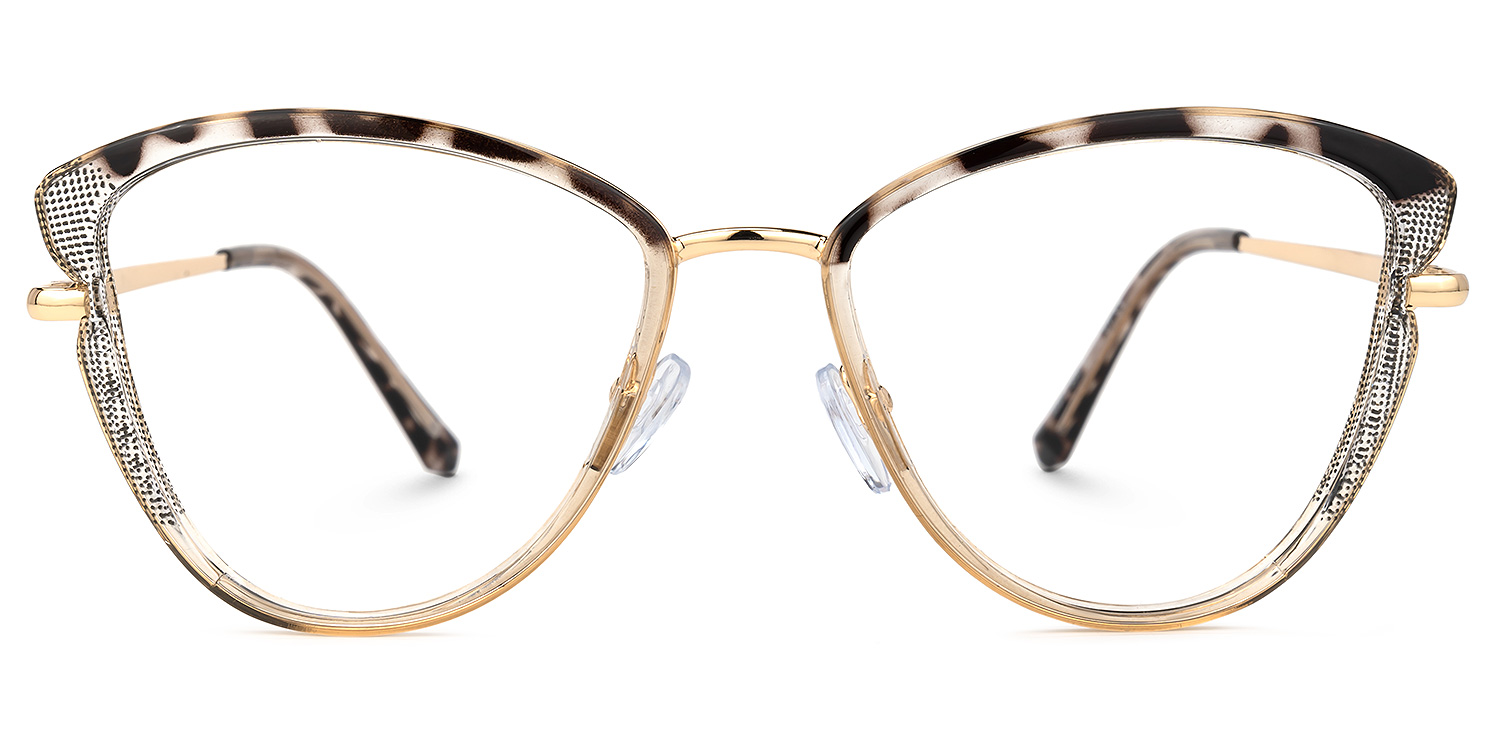 Galina Schwarz-Tortoise Cateye Brille Schwarz-Tortoise