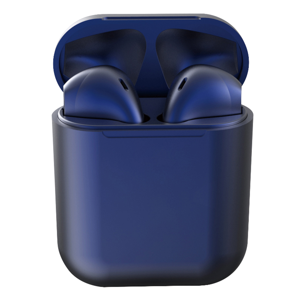 

i12 TWS Touch Bluetooth Wireless Stereo In-Ear Mic Earphones, Sapphire blue, 501 Original