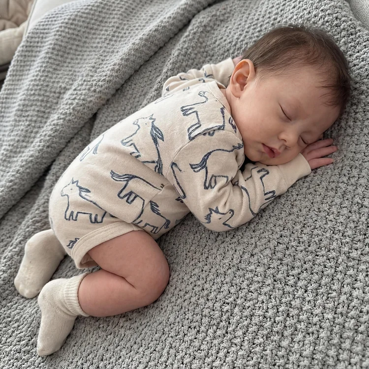 [Pre-Order] 12" & 16" Reborn Baby Dolls with Closed Eyes and Sweet Baby Face, Newborn Baby Doll for Gentle Cuddles