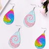 8pcs-DIY Diamond Painting Earrings