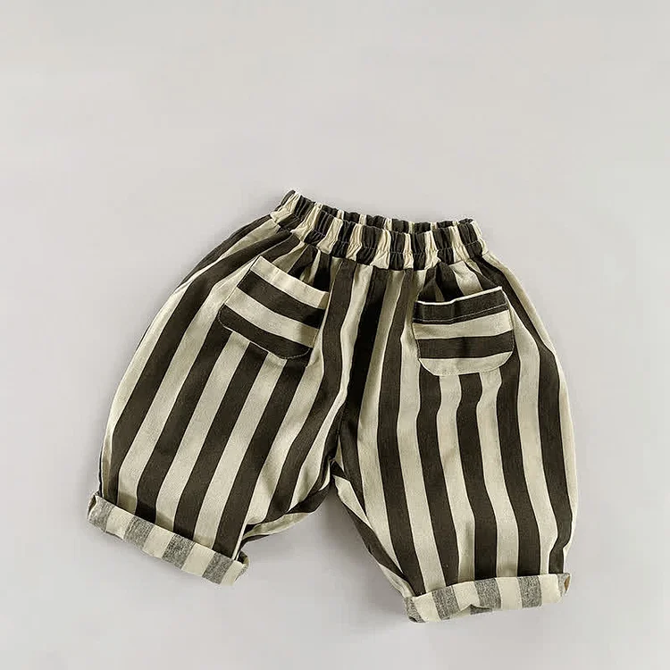 Toddler Boy Striped Casual Pants