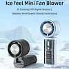 Portable Handheld Turbo Fan Rechargeable Foldable Personal Fan 100 Speed Small Pocket Fans Travel Essentials Gifts for Women Men
