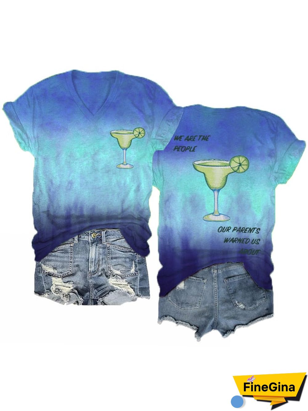 Women's We are the people our parents warned us about V-neck T-shirts