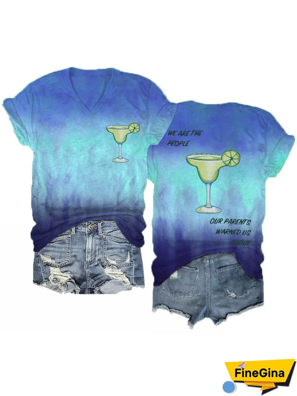 Women's We are the people our parents warned us about V-neck T-shirts