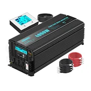 4000W Power Inverter Pure Sine Wave 12V DC to 110V 120V AC